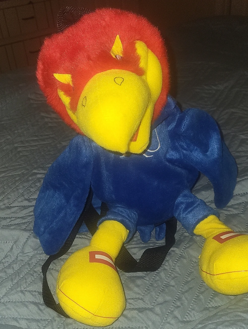 University of Kansas mascot Backpack